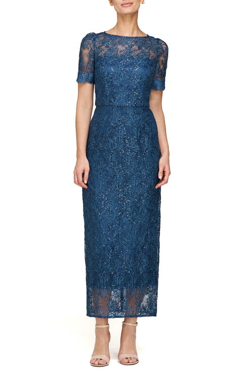 Abbie Column Ankle Gown