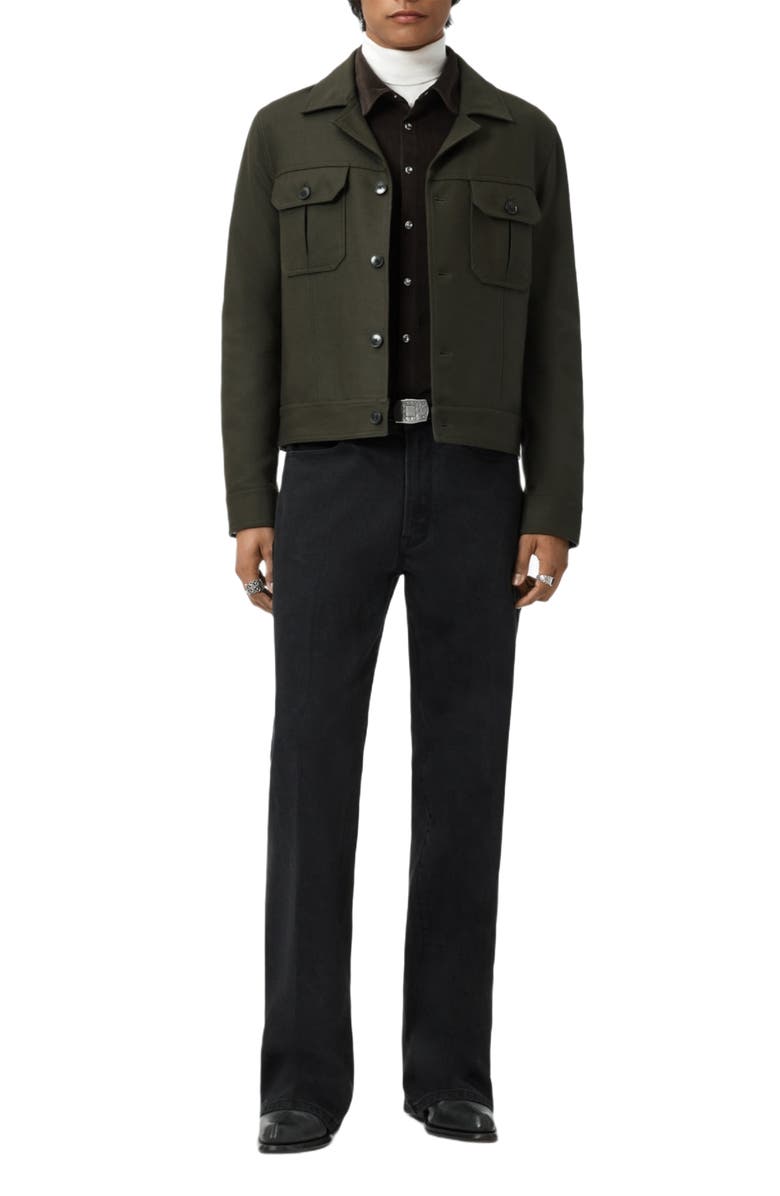 John Varvatos Dey Wool Blend Twill Jacket, Alternate, color, 