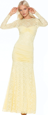 Alexia Admor Nova Long Sleeve Ruched Dress