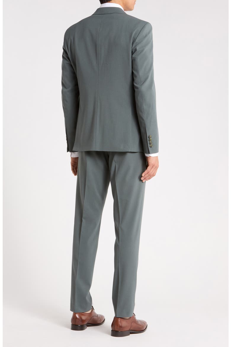 Extra Trim Fit Two-Button Suit, Alternate, color, GREEN URBAN