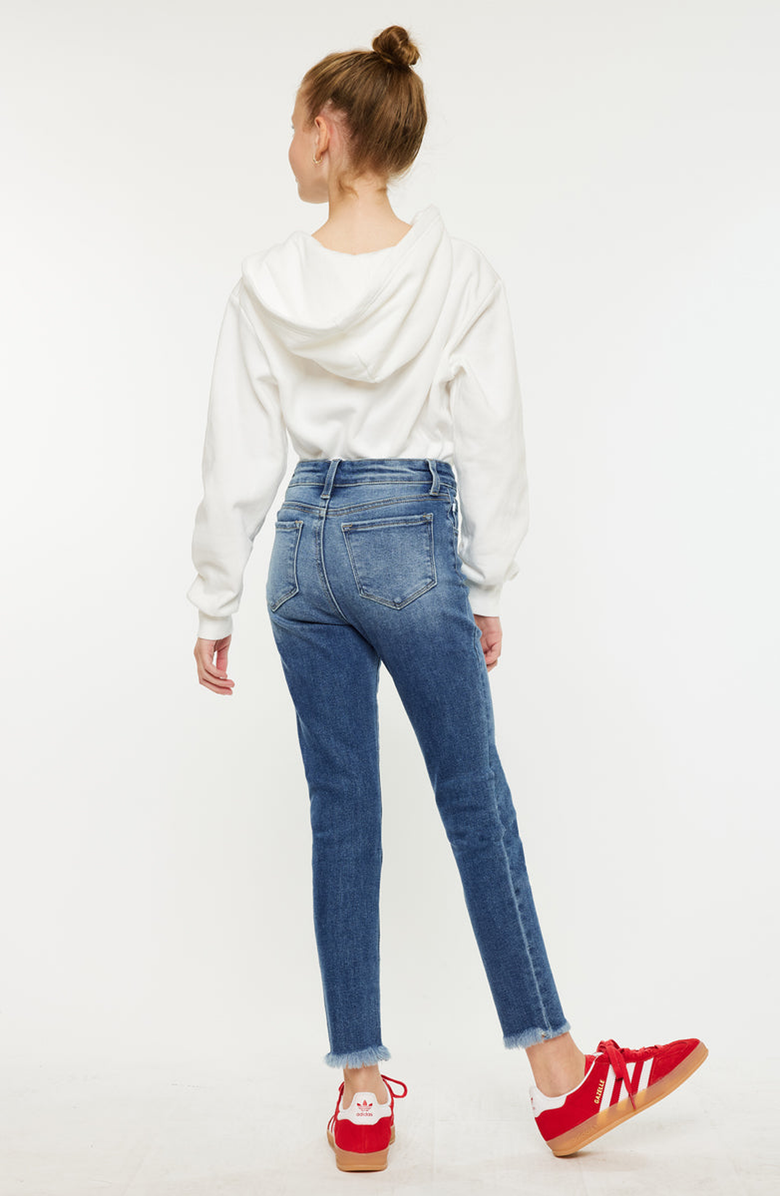 KanCan Marinette High Rise Ankle Skinny Jeans, Alternate, color, Medium Wash