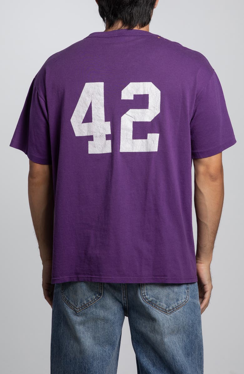 Elwood Vintage Wom-Bats Baseball Tee, Alternate, color, Purple