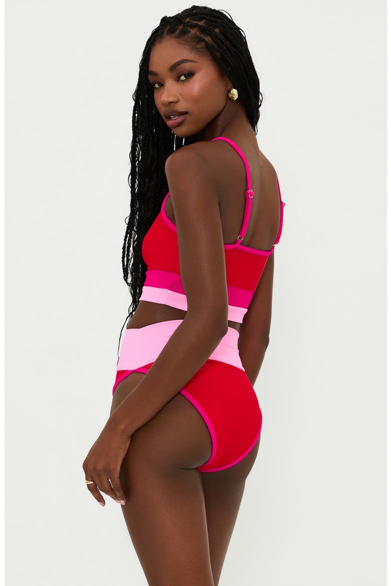 Eva Colorblock Bikini Top, Alternate, color, GUMDROP COLORBLOCK