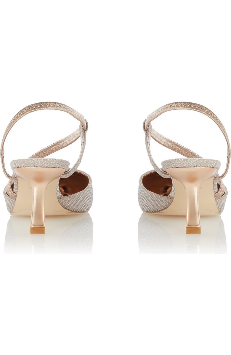 Dune London Colombias Pointed Toe Pump, Alternate, color, Rose Gold