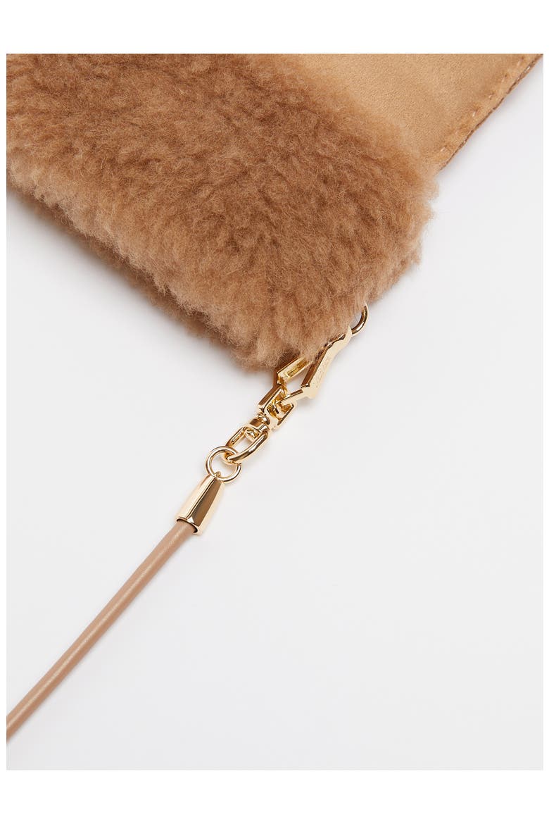 Sand Faux Fur Lined Mittens, Alternate, color, CAMEL