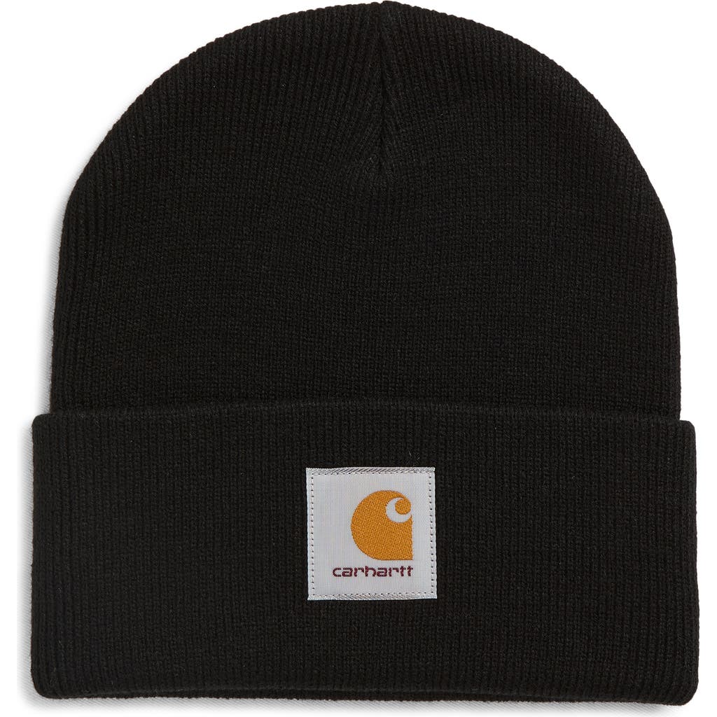 Carhartt Work In Progress Schooling Beanie In Black