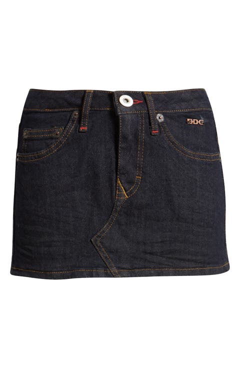 Ultra Denim Miniskirt