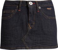 BDG Urban Outfitters Striped Denim Ultra Miniskirt