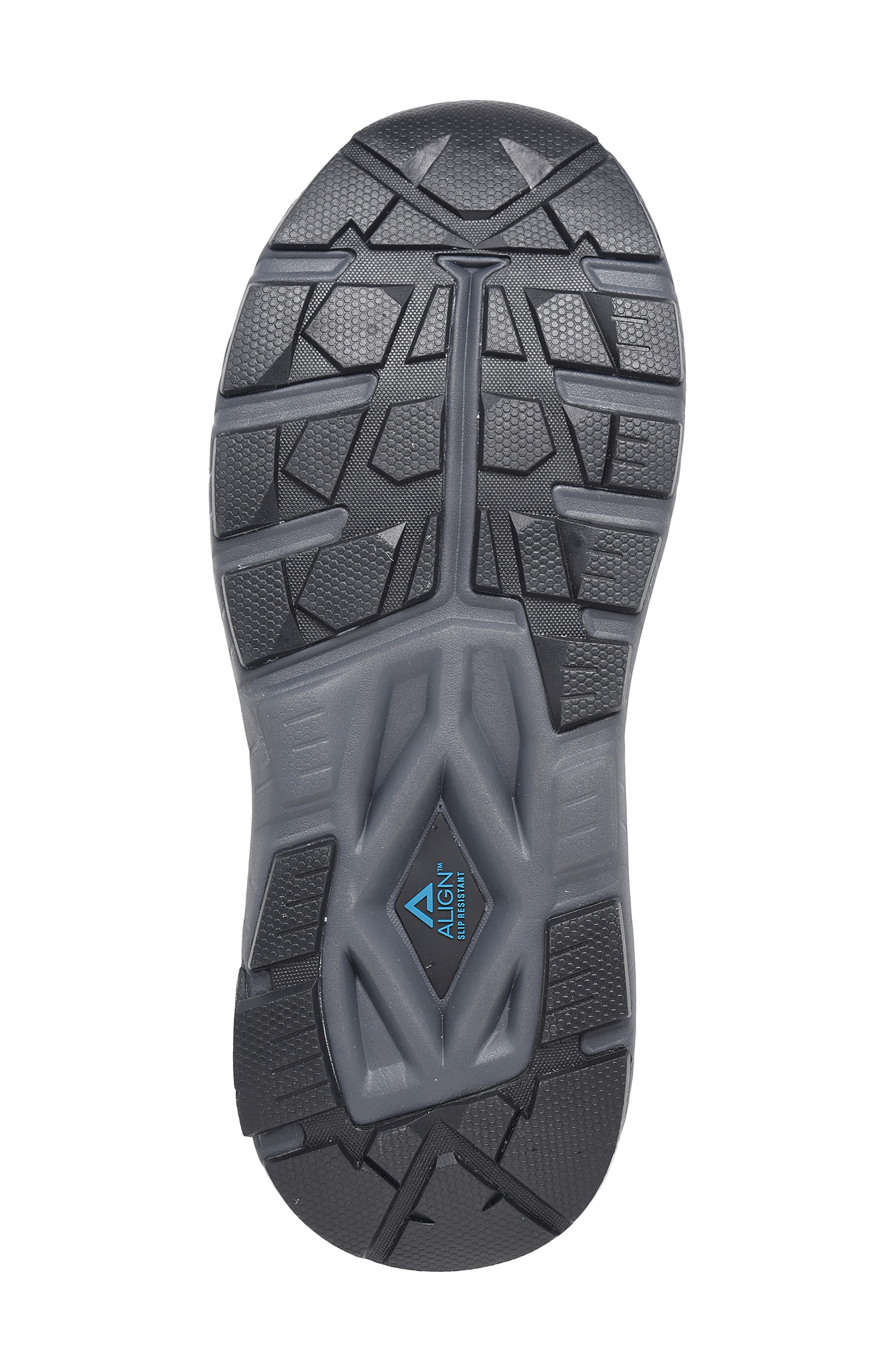 Align Verdell Water Resistant Leather Sneaker - Wide Width Available, Alternate, color, Black