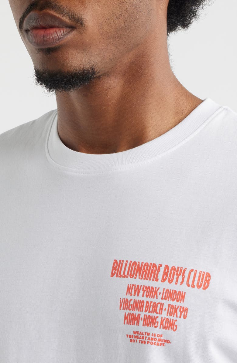 Billionaire Boys Club Outside Cotton Graphic T-Shirt, Alternate, color, White