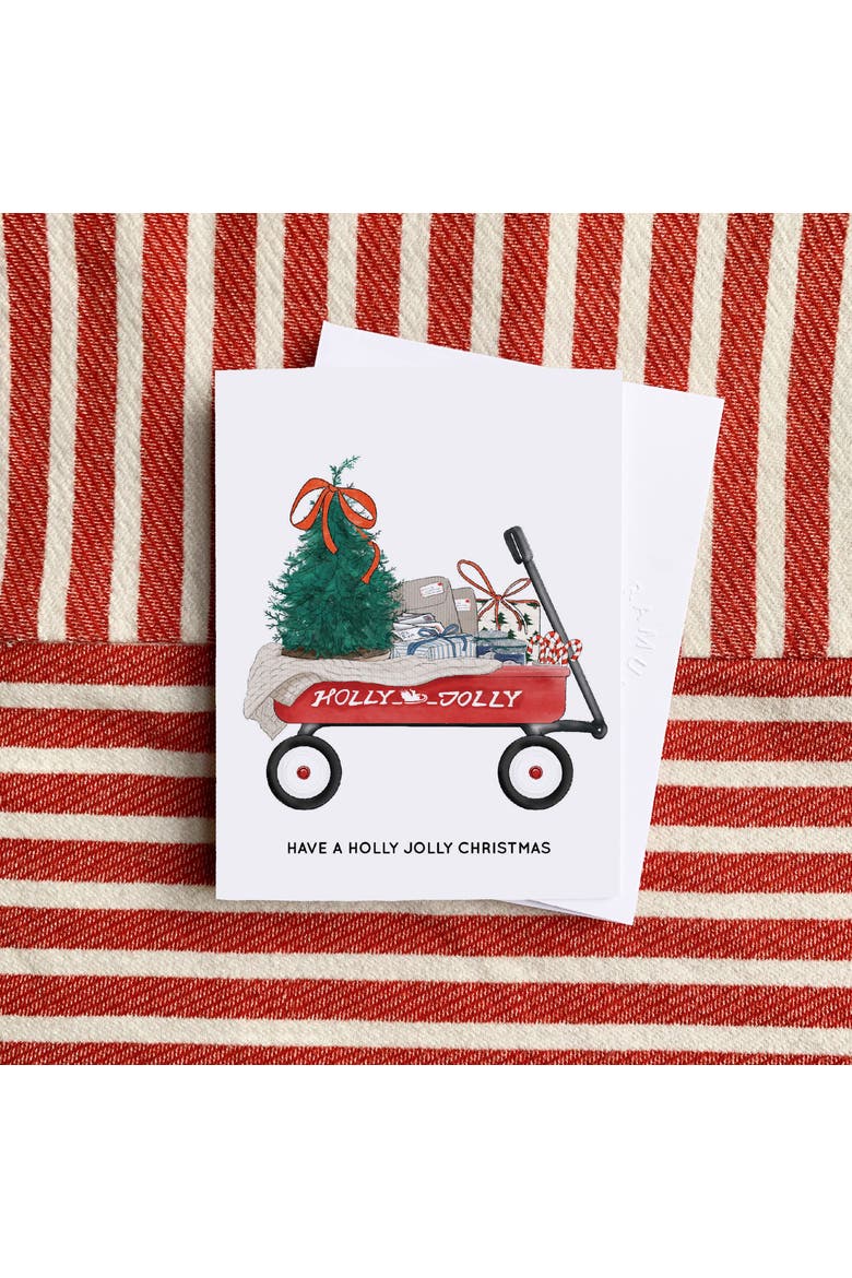 Winter/Holiday Greeting Card Pack Sets (3 ct) Christmas Wagon, Alternate, color, Multi-Pack