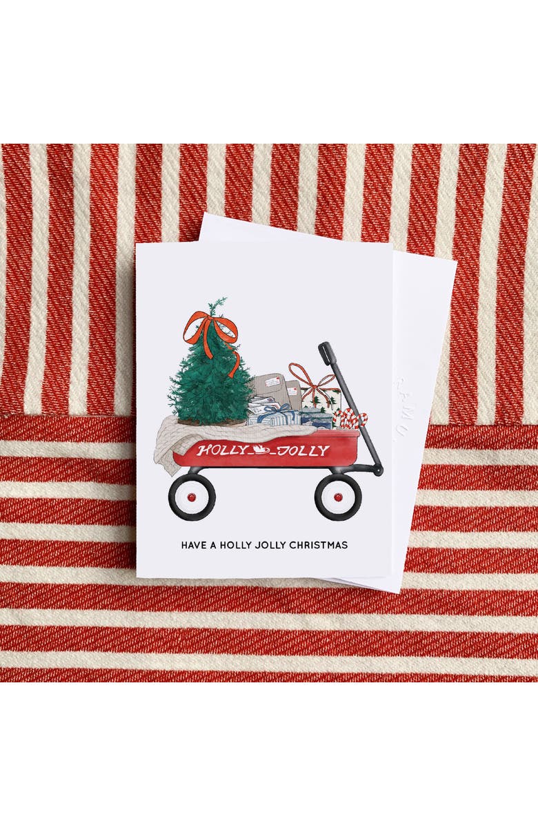 Ramus & Co Winter/Holiday Greeting Card Pack Sets (3 ct) Christmas Wagon, Alternate, color, Multi-Pack