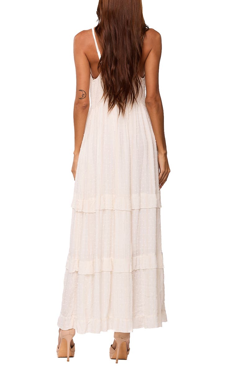 RANEES Tiered Maxi Dress, Alternate, color, White