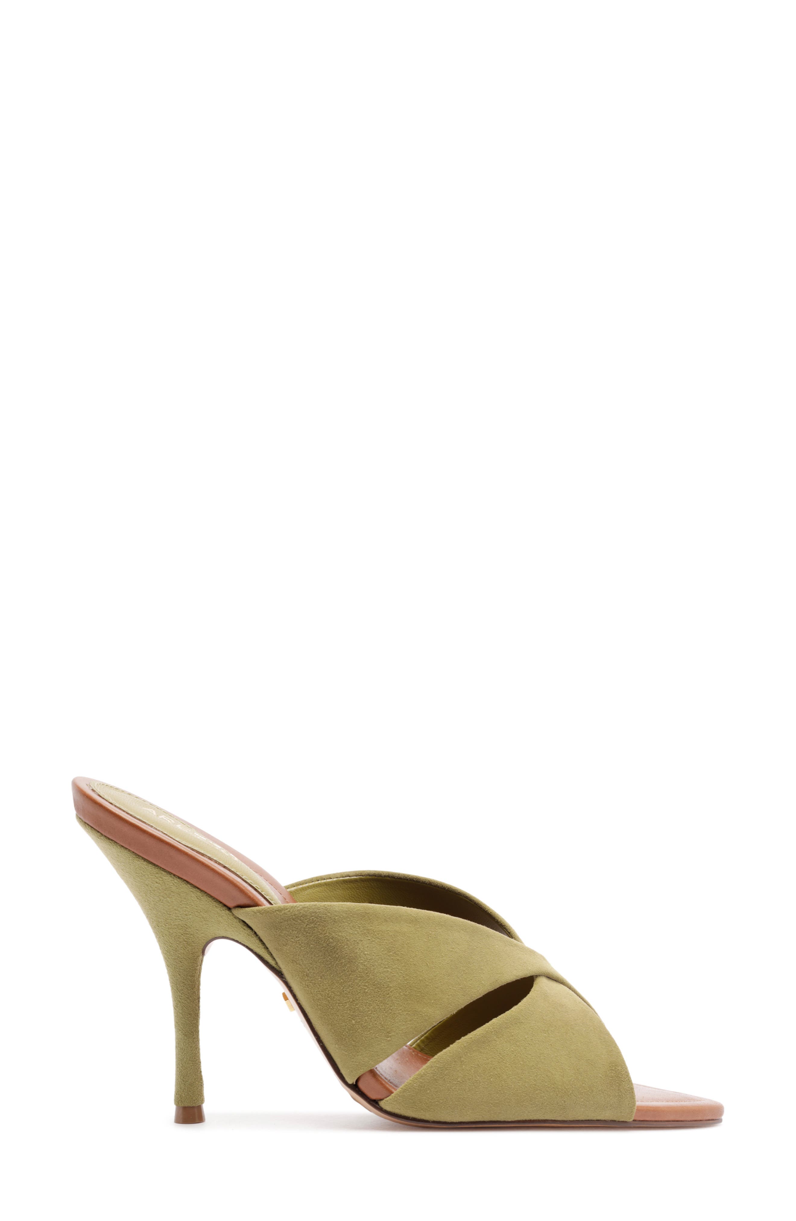 Arezzo Amelia Stiletto Sandal, Alternate, color, Soul Green