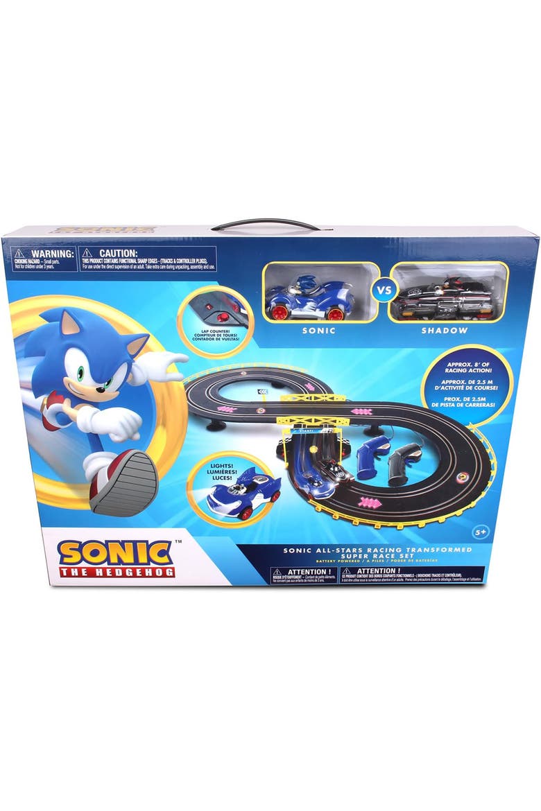 Sonic & Shadow RC Slot Car Race Set, Ages 5+, Alternate, color, Multicolored