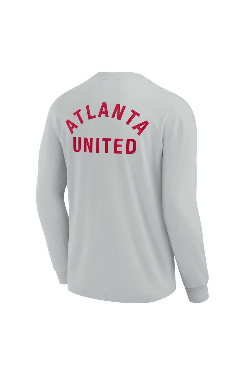 Fanatics Signature Unisex Fanatics Signature Gray Atlanta United FC Elements Super Soft Long Sleeve T-Shirt, Alternate, color, Gray