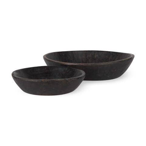 Nikita Set of 2 Reclaimed Wood Bowls