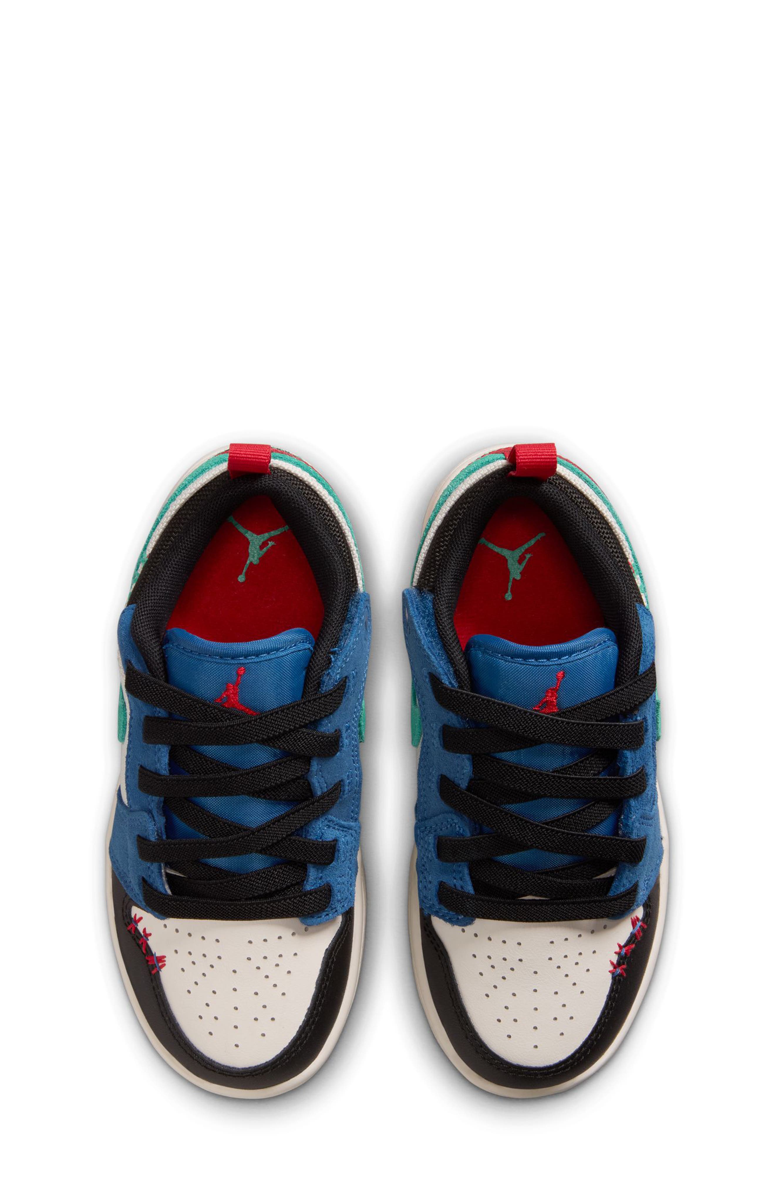 Kids' Air Jordan 1 Low Alt Sneaker, Alternate, color, 401 T BLUE/BLACK