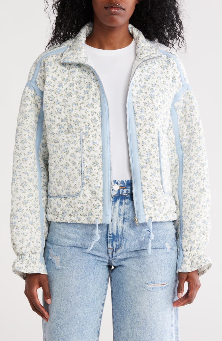 Cropped Quilted Jacket