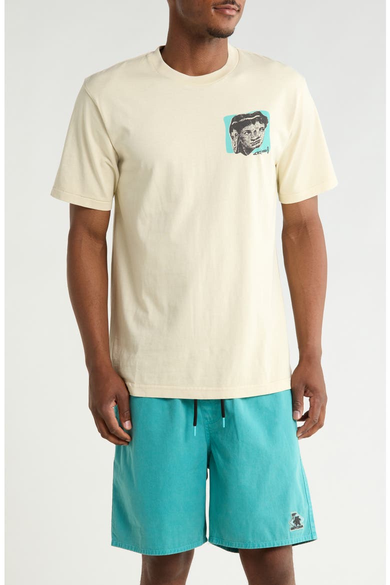 Laguna Cotton Graphic T-Shirt, Main, color, ECRU
