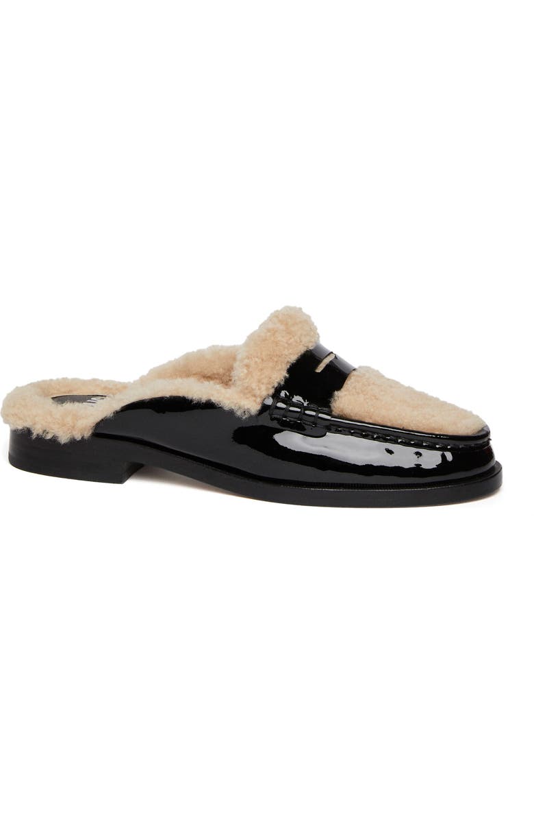 PAIGE Emmett Genuine Shearling Lined Loafer Mule, Main, color,