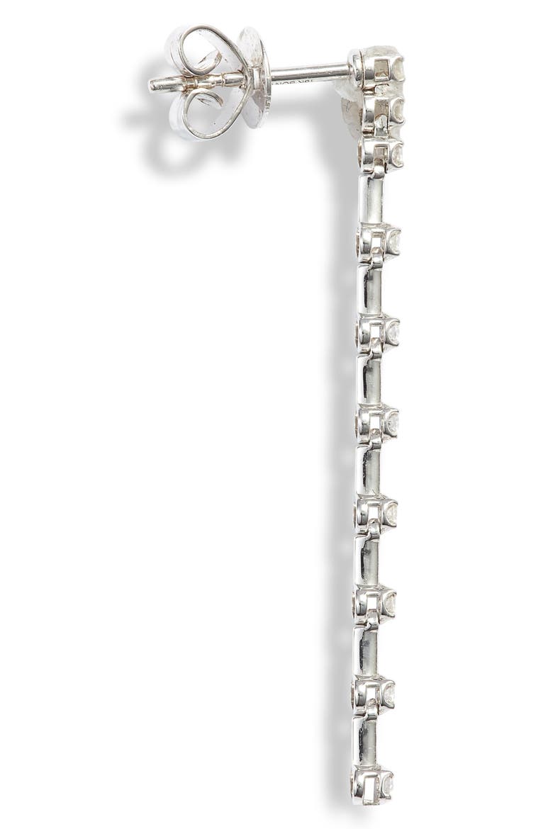 Stiletto Diamond Linear Earrings (Nordstrom Exclusive), Alternate, color, WHITE GOLD/ DIAMOND