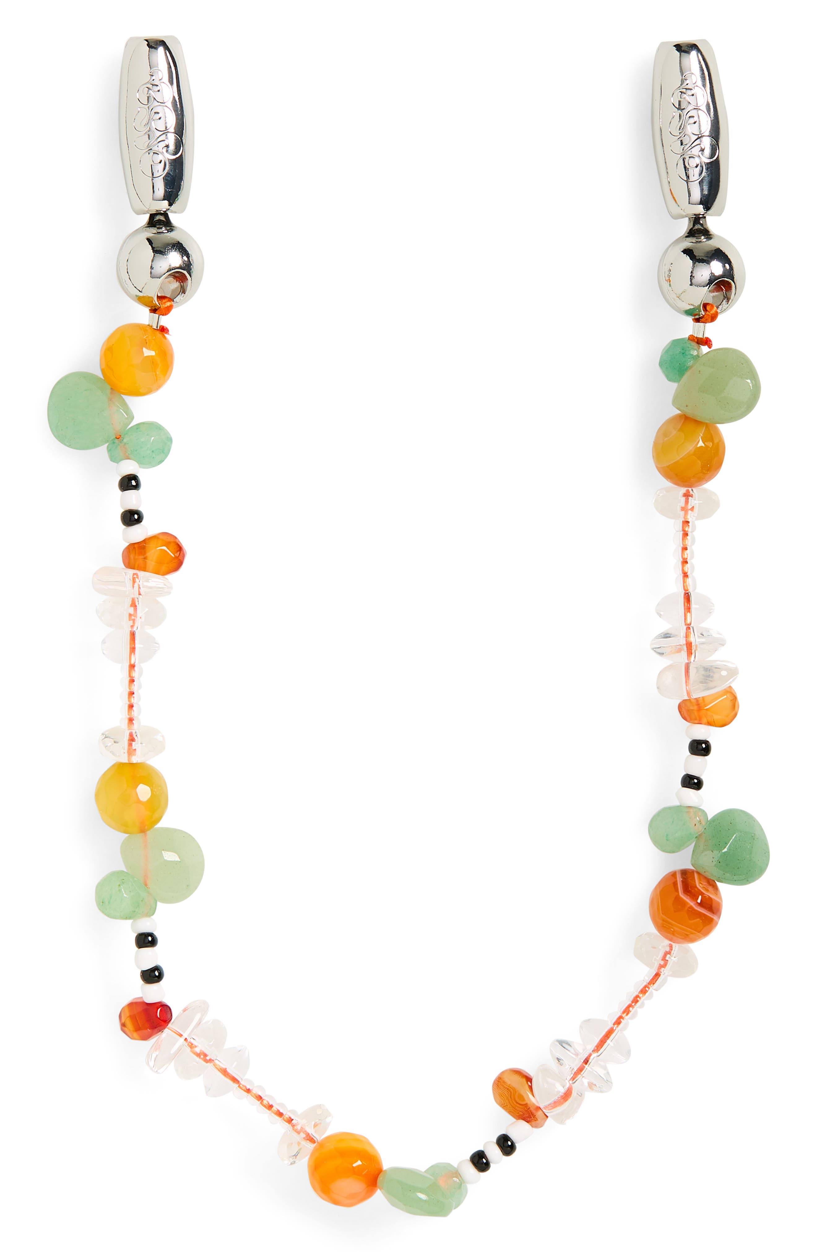 Aperol Spritz Agate Bead Wrist Strap, Main, color, APEROL SPRITZ