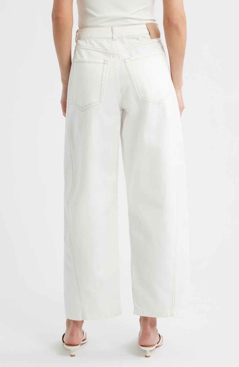 BOSS Orange Wide Leg Pants, Alternate, color, Soft Cream