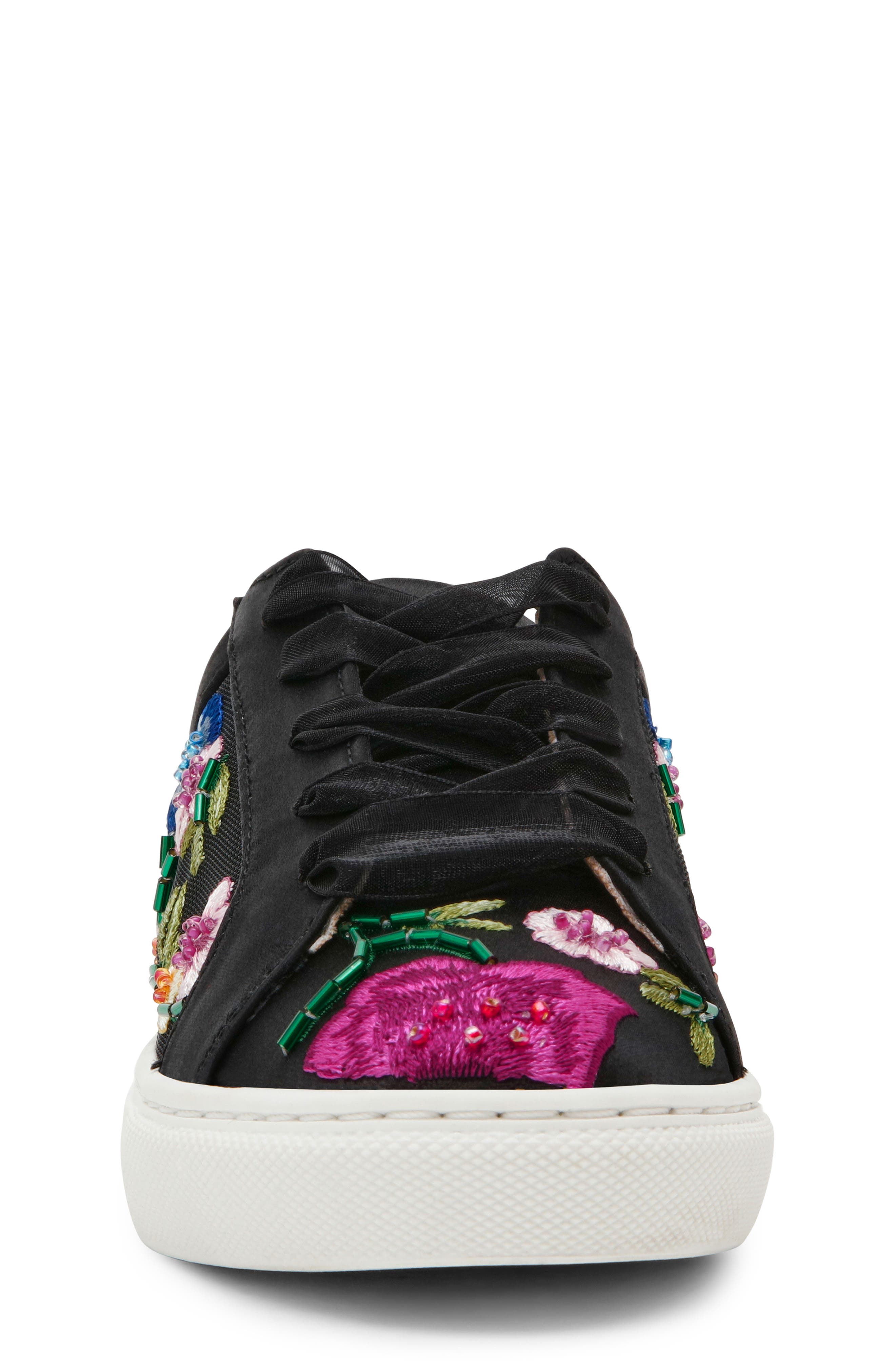 Betsey Johnson Kids
 Jayla Sneaker, Alternate, color, Black Multi Floral
