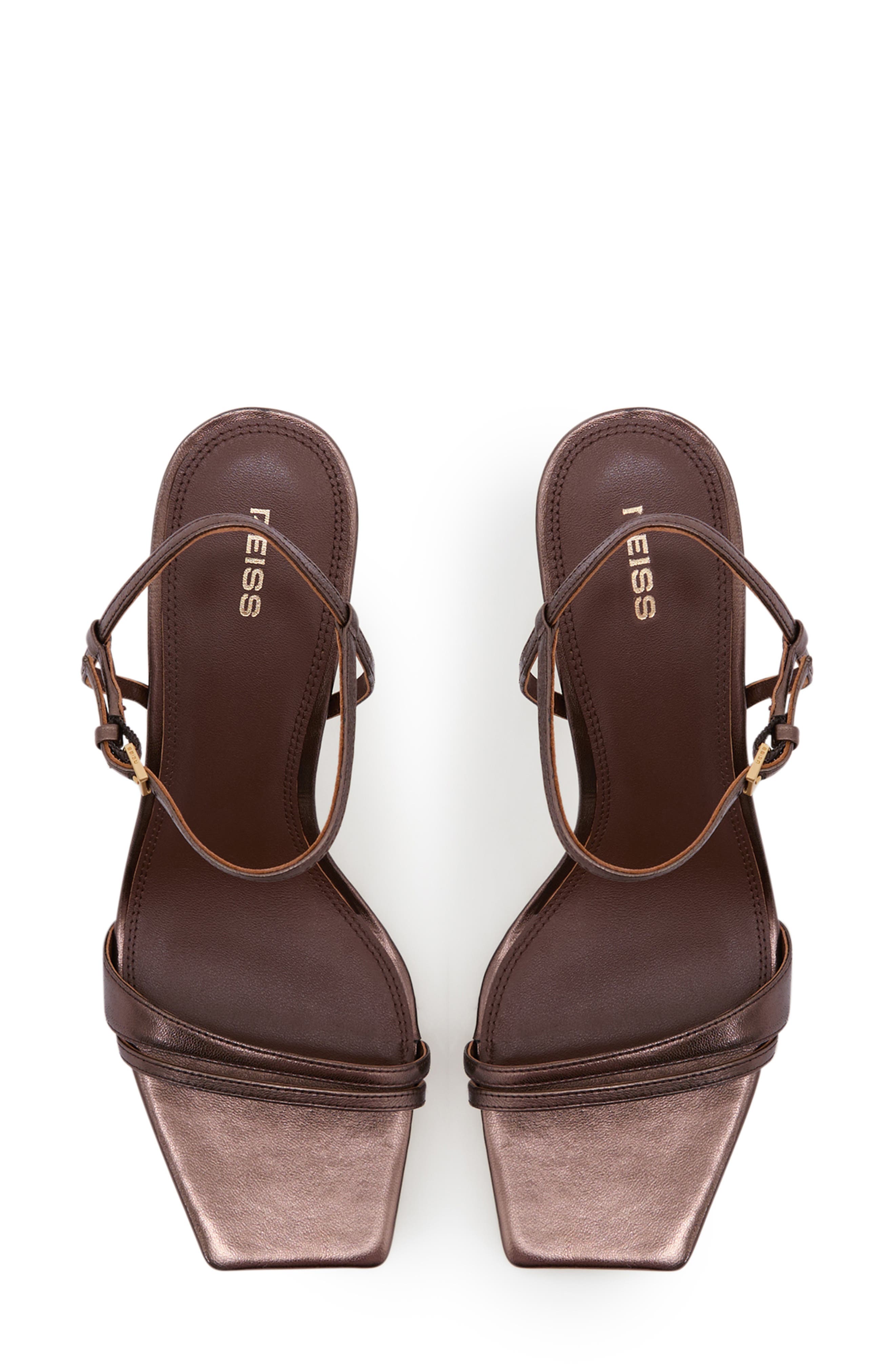 Margot Leather Strappy Sandal, Alternate, color, CHOCOLATE