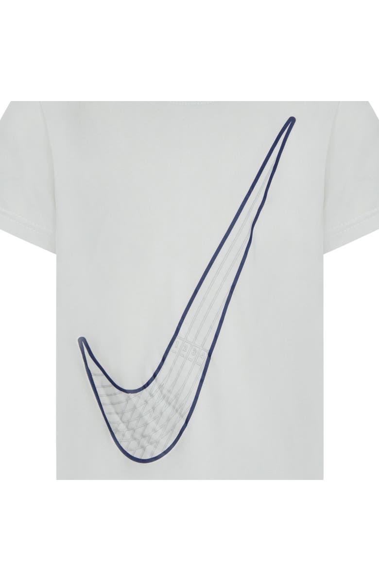 Nike Kids' Dri-FIT Graphic T-Shirt & Shorts Set, Alternate, color, Blue Void/ White