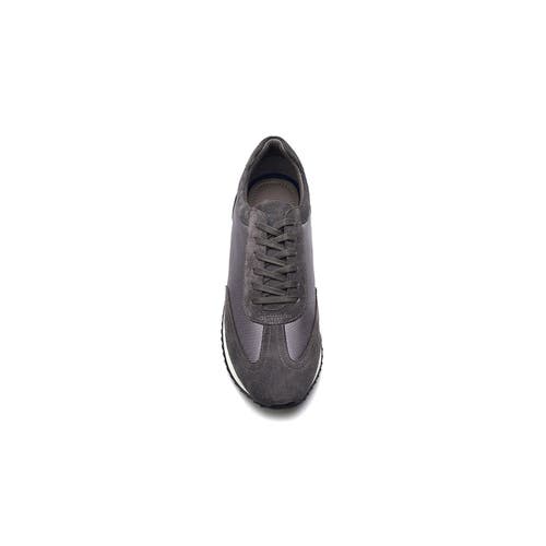 A. Veer Richard Sneaker In Grey Suede