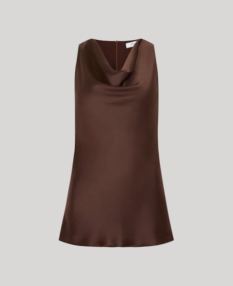 Eton Cowl Neck Blouse