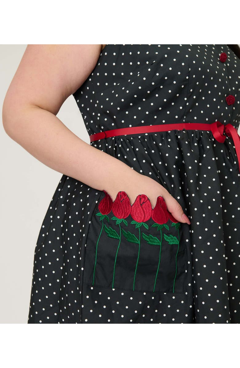 Smak Parlour Plus Size Tulip Pocket Swing Dress, Alternate, color, 