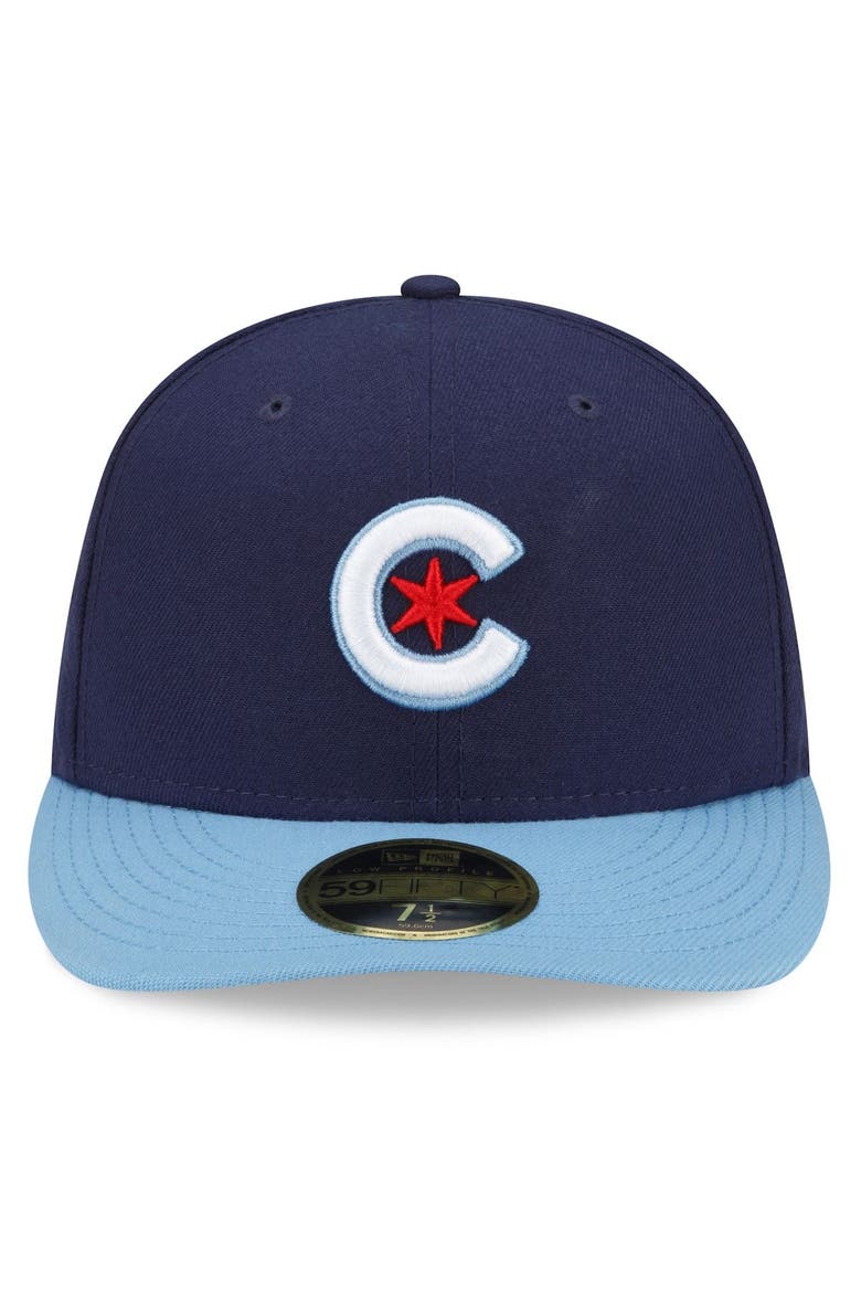 Men's New Era Royal Chicago Cubs City Connect Low Profile 59FIFTY Fitted Hat, Alternate, color, Royal