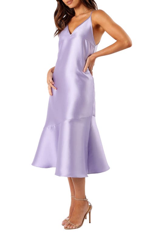 Petal And Pup Petal & Pup Novan Satin Cocktail Dress In Pink