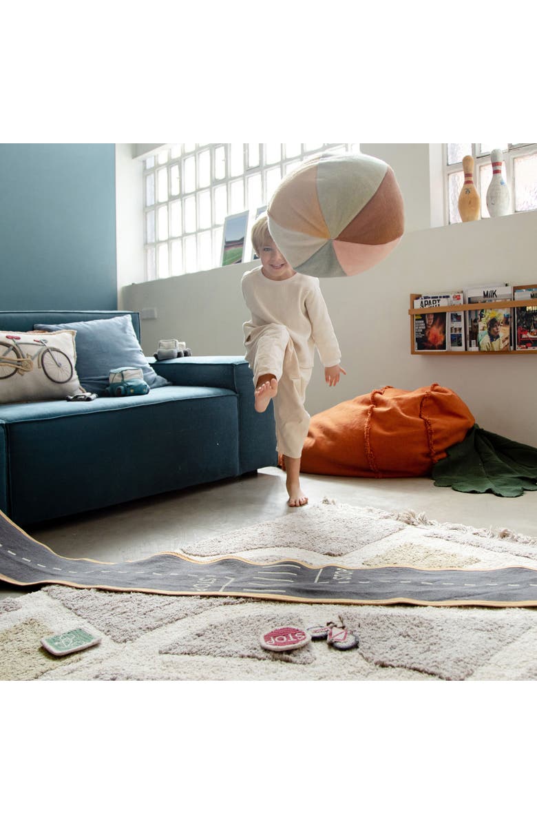 Lorena Canals Cushion Ball, Alternate, color, Multicolor