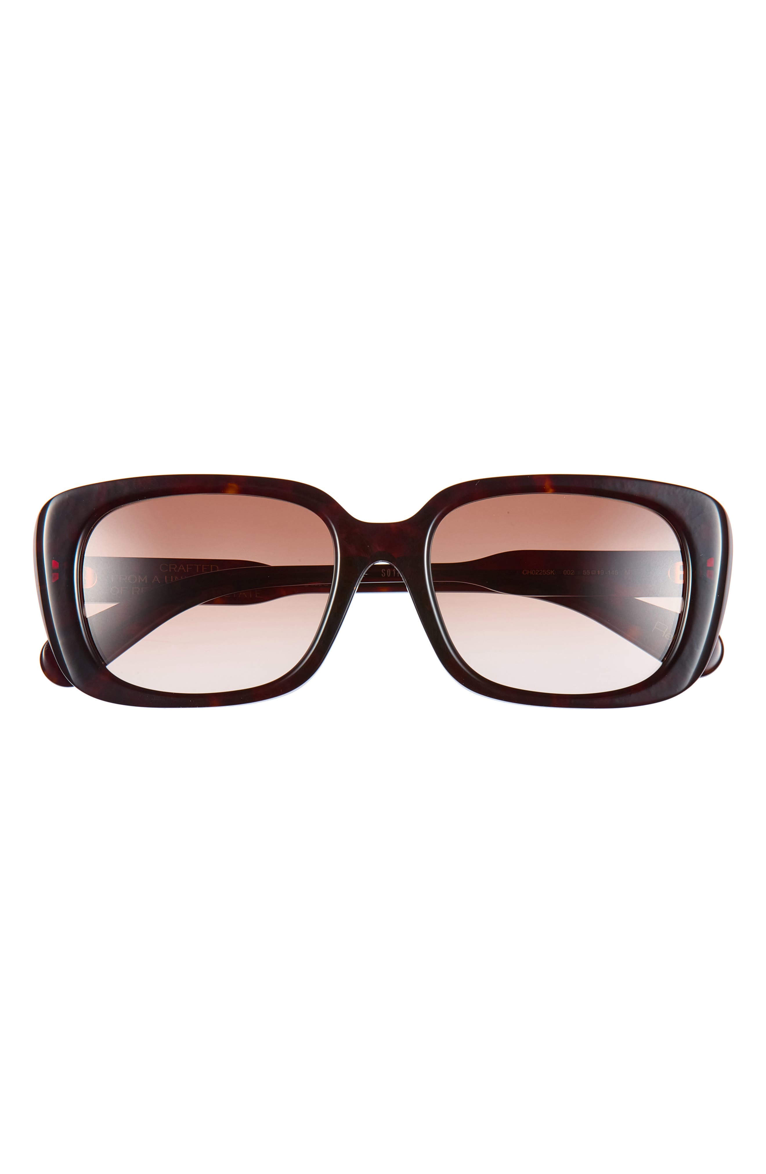 Chloé 55mm Square Sunglasses In Havana Havana Brown