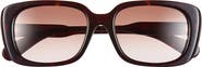 Chloé 55mm Square Sunglasses