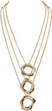 Dhwani Bansal AQUA LAYERED NECKLACE