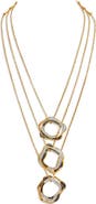 Dhwani Bansal AQUA LAYERED NECKLACE