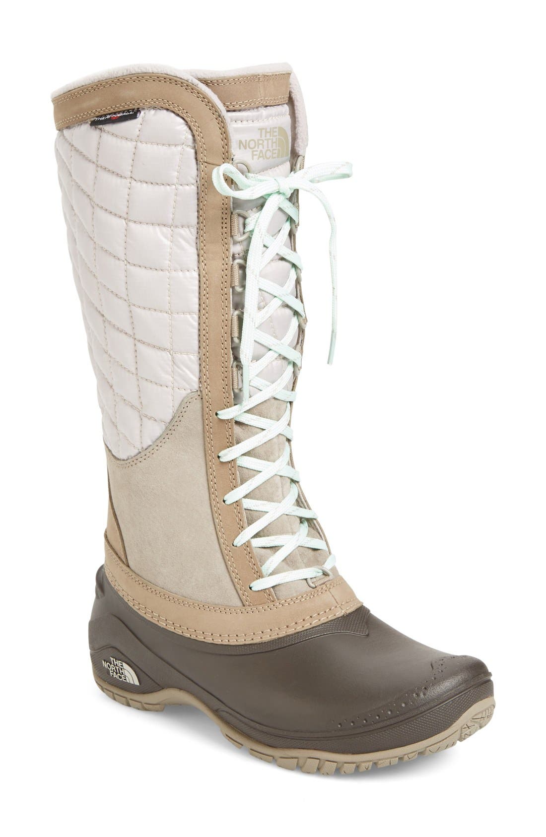 Thermoball™ Waterproof Utility Boot, Main, color, SPLIT ROCK BROWN/ SUBTLE GREEN