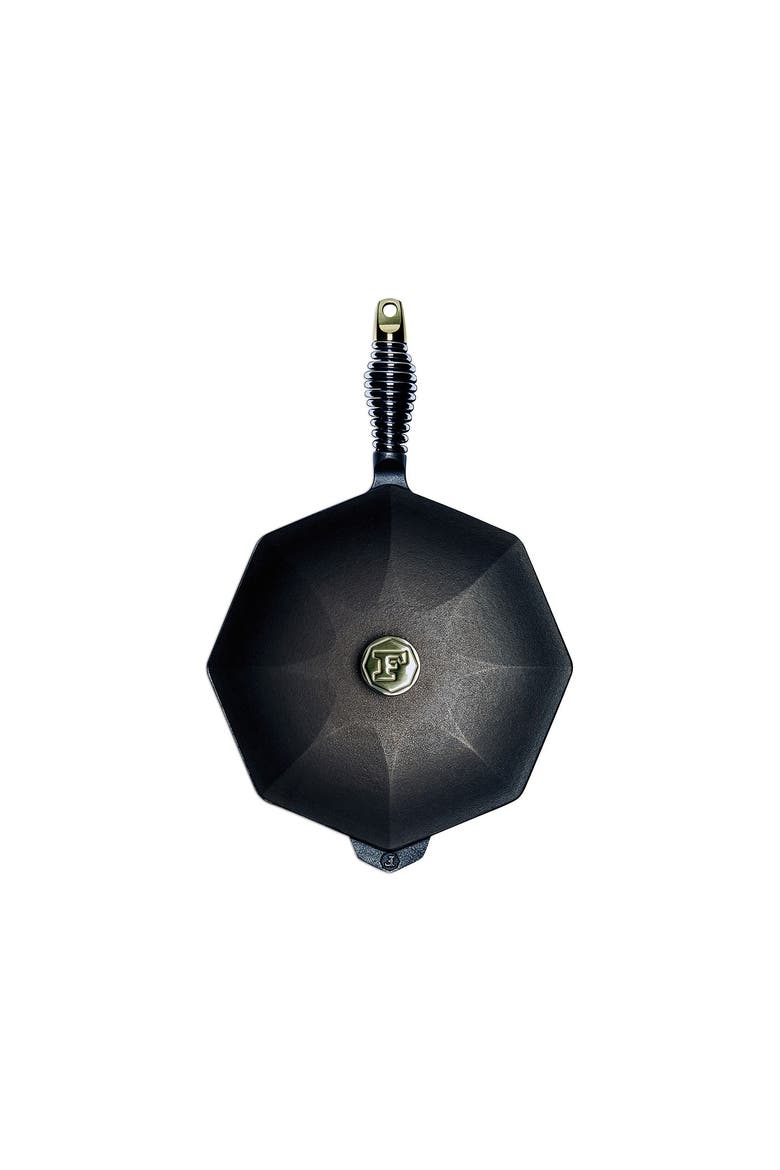 Cast Iron Skillet, 8-Inch, With Lid, Main, color, Black