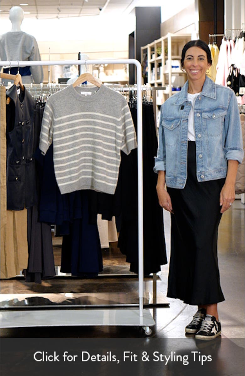 The Cashmere Easy Crew Sweater, sales video thumbnail