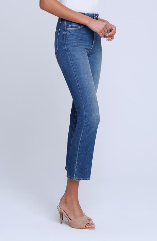 L Agence L'agence Mira Crop Micro Bootcut Jeans In Woodbridge