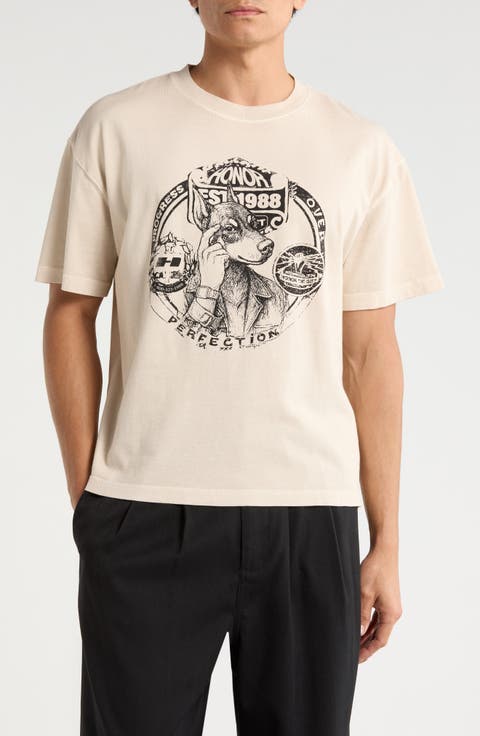 Progress Over Perfection Cotton Graphic T-Shirt