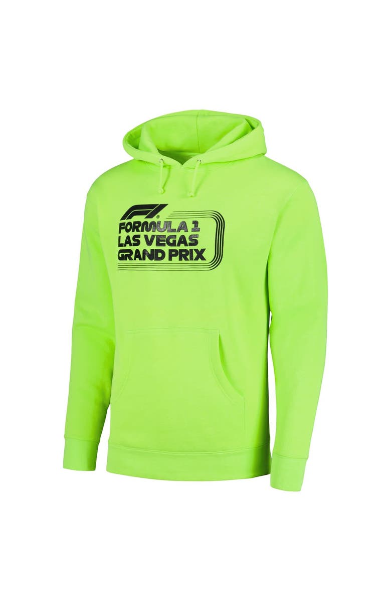 Insomniac Unisex Neon Green Formula 1 Las Vegas Grand Prix Mono Core Pullover Hoodie, Alternate, color, 