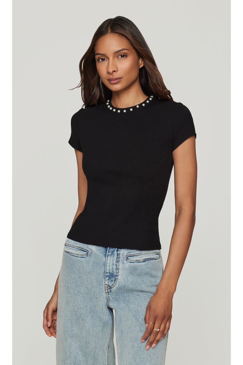 Tate Pearl Top, Main, color, Black