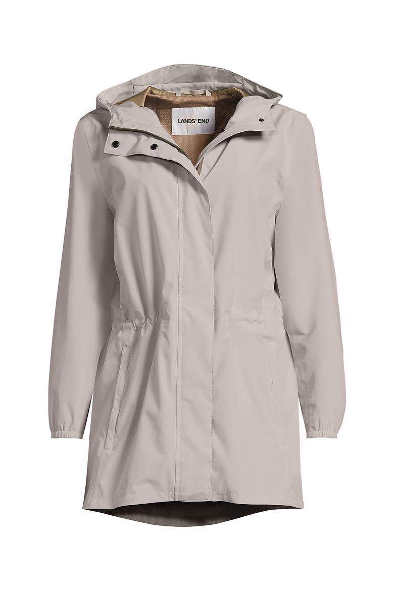 Squall Packable Waterproof Raincoat, Alternate, color, Soft Mushroom