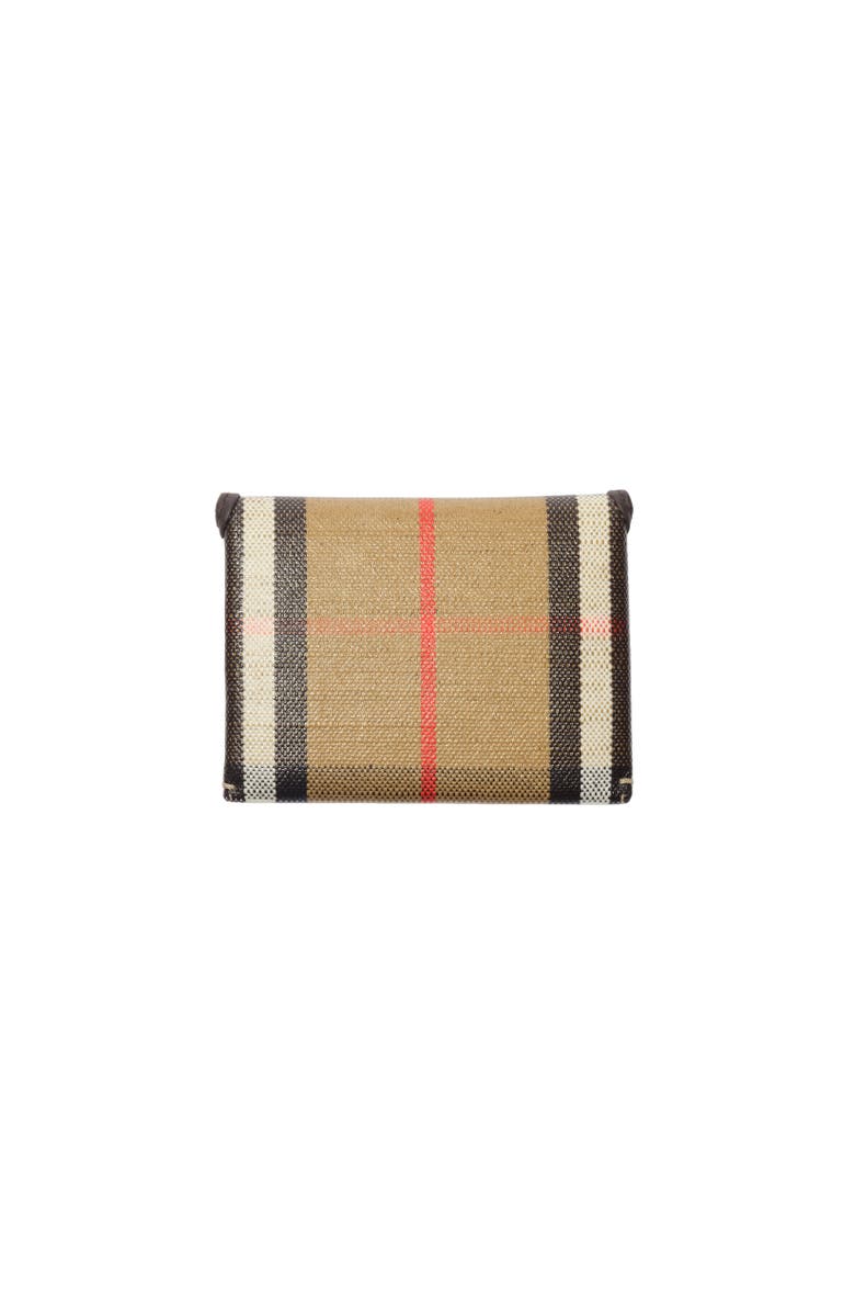 Burberry Highlands Coin Pouch & Card Case, Alternate, color, Sand Beige